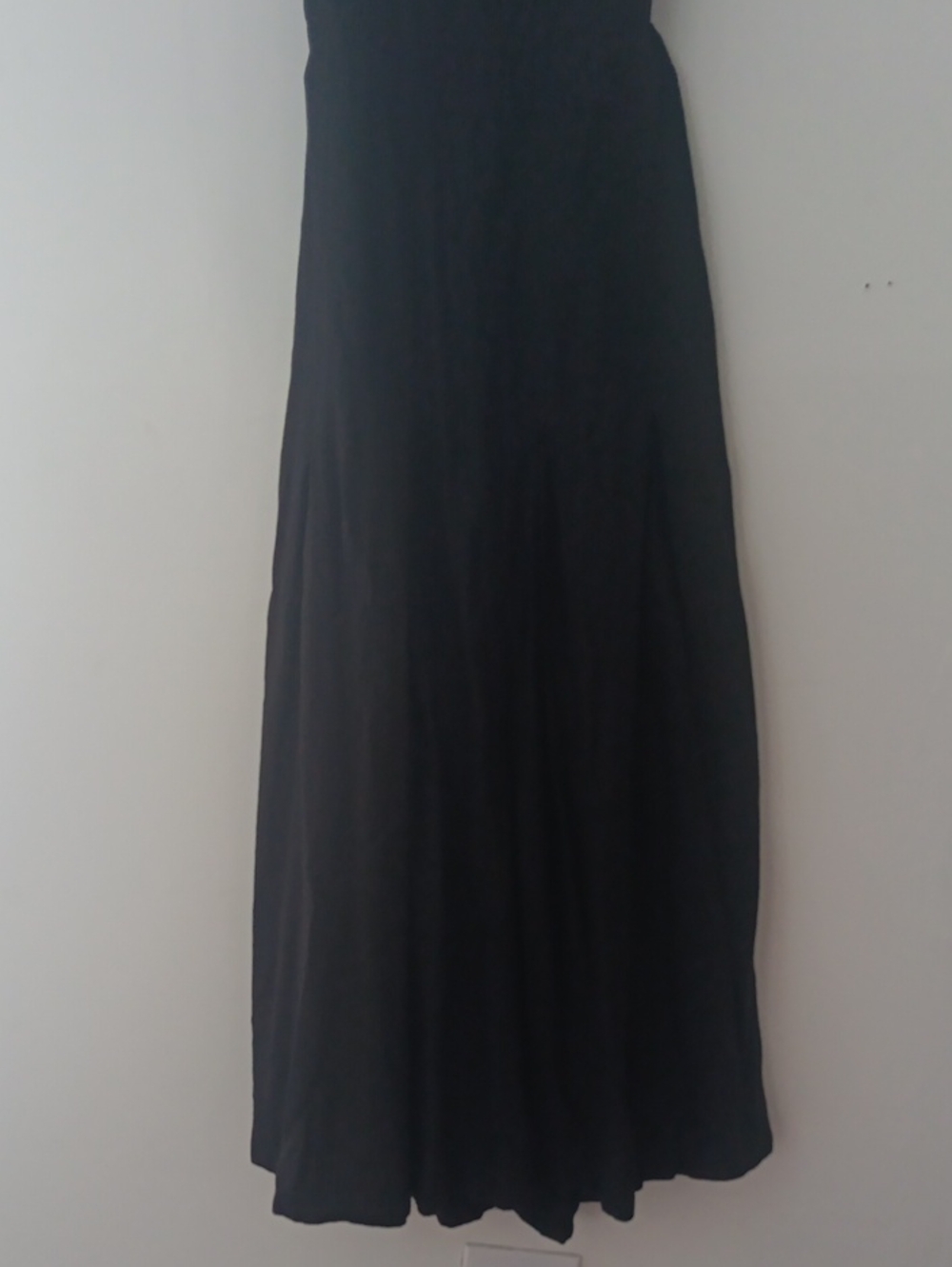 Rachel Zoe Linen Criss Cross Strap Back Pleated Maxi Dress #3781 - Picture 3 of 10